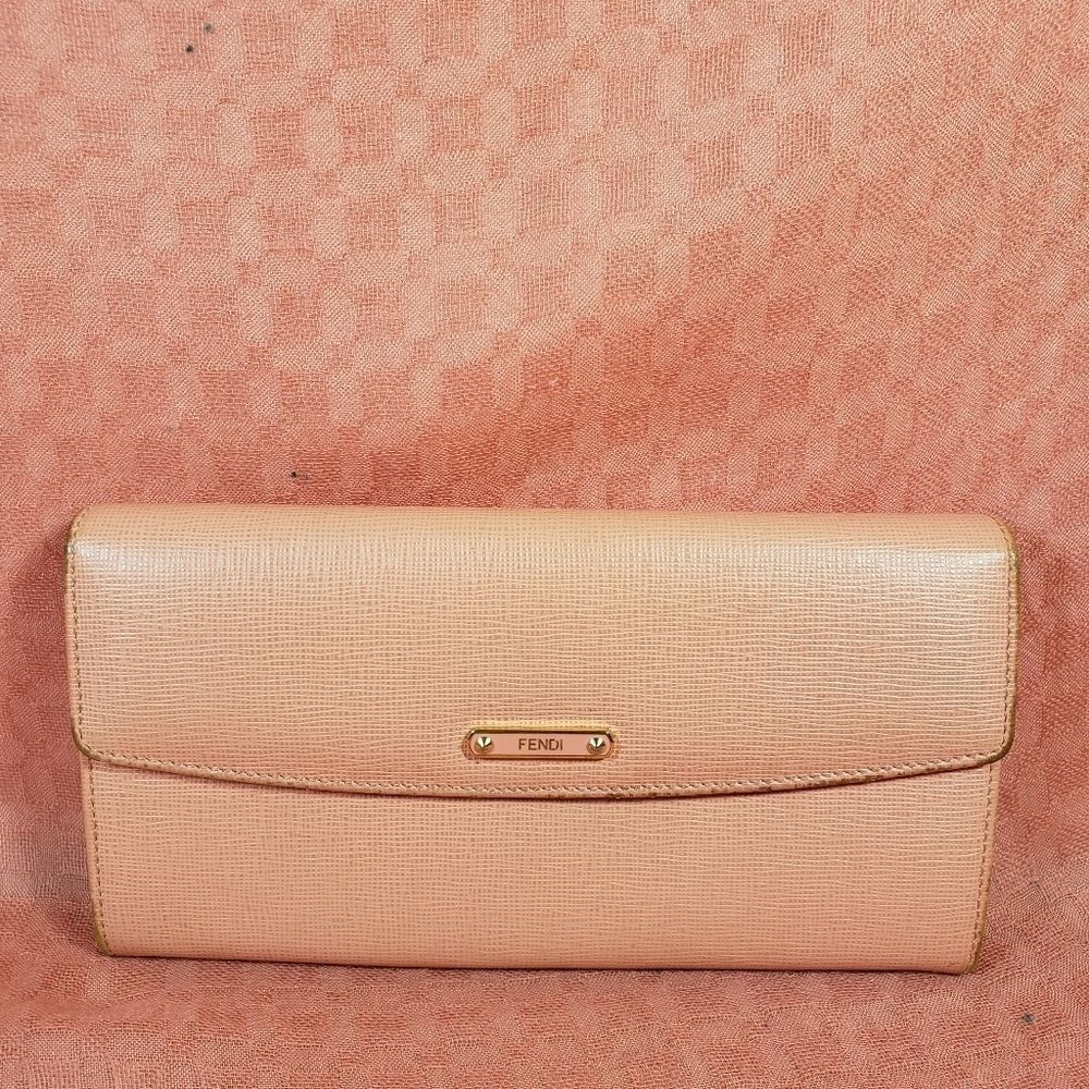 Authentic Fendi Leather Wallet 